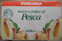 Succo e polpa di pesca