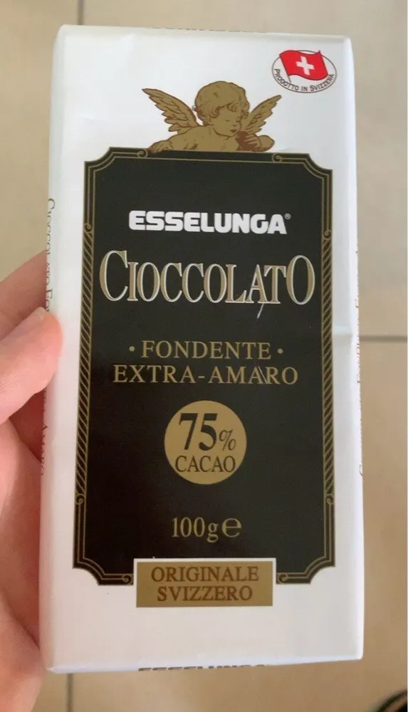 Cioccolato fondente extra-amaro 75%