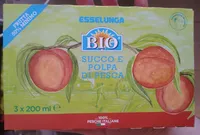 Succo e polpa di pesca
