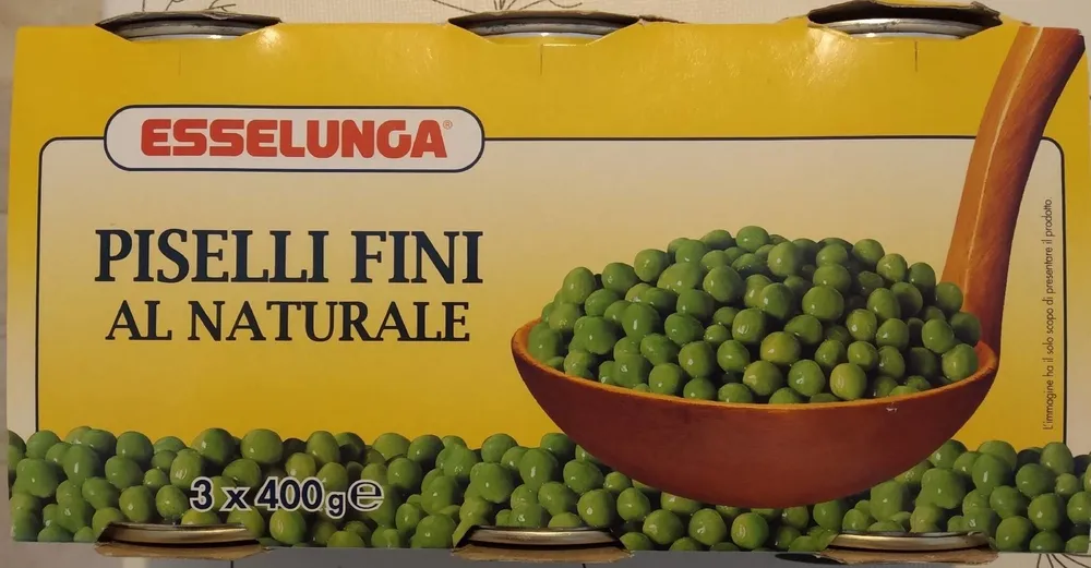 pisellini fini al naturale