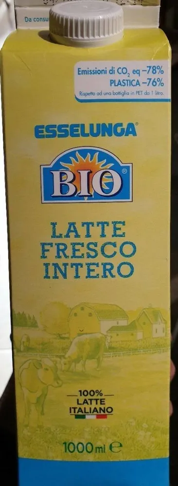 Latte microfiltrato fresco intero