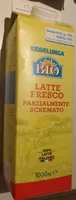 Latte fresco parzialmente scremato biologico