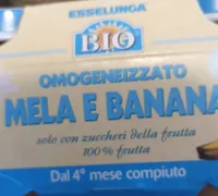 Omogenizzato mela e banana