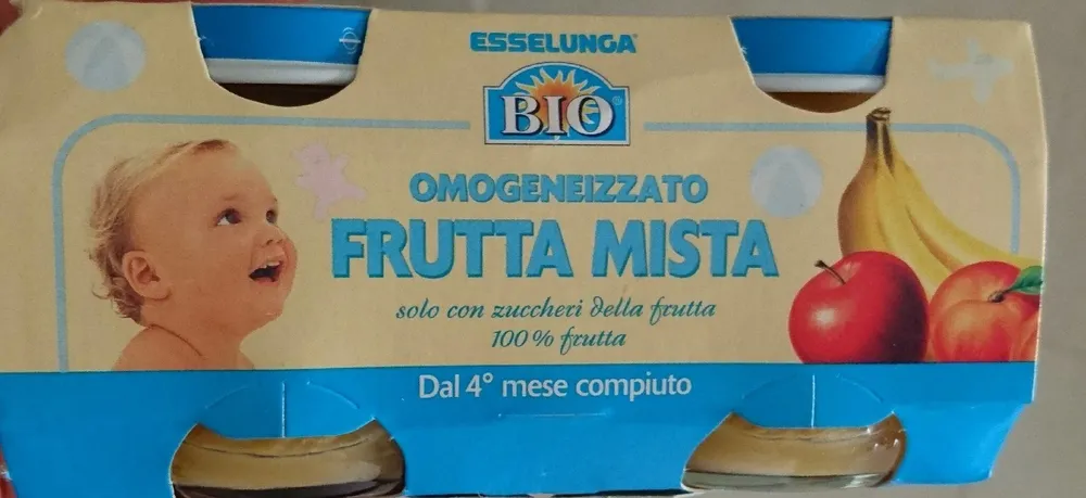 Omogeneizzato frutta mista