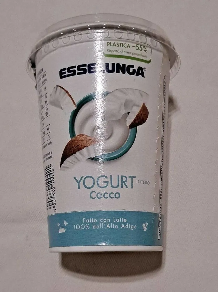 Yogurt intero cocco