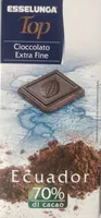 Cioccolato extra fine Ecuador 70% di cacao
