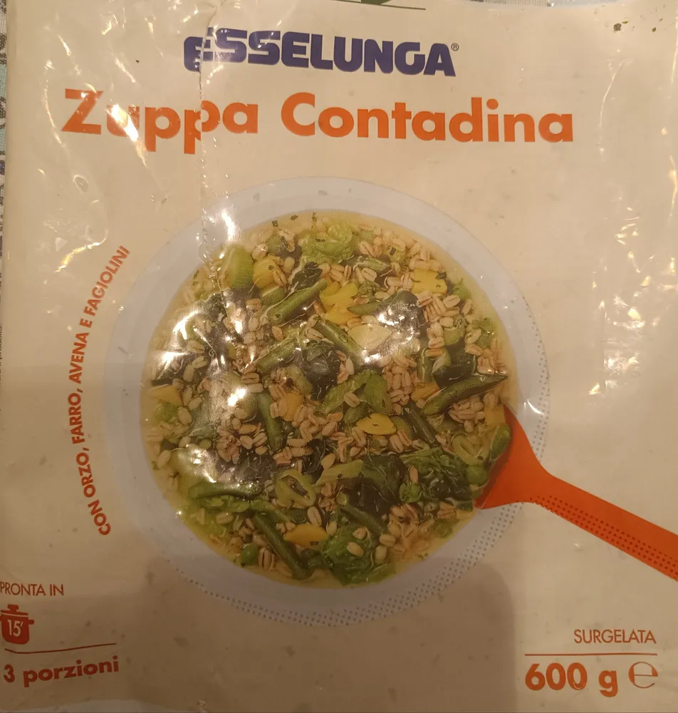 Zuppa contadina con orzo farro avena e fagiolini