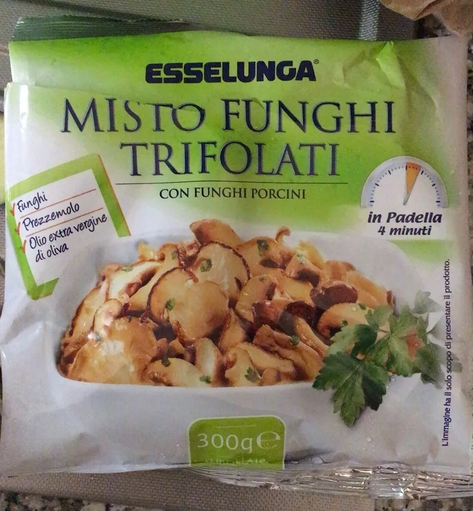 Misto funghi trifolati com funghi porcini