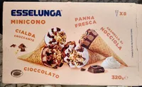 Mini Cono Panna e Cioccolato