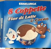8 coppette fior di latte & cacao