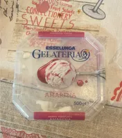 Gelaterie Panna variegato con amarena