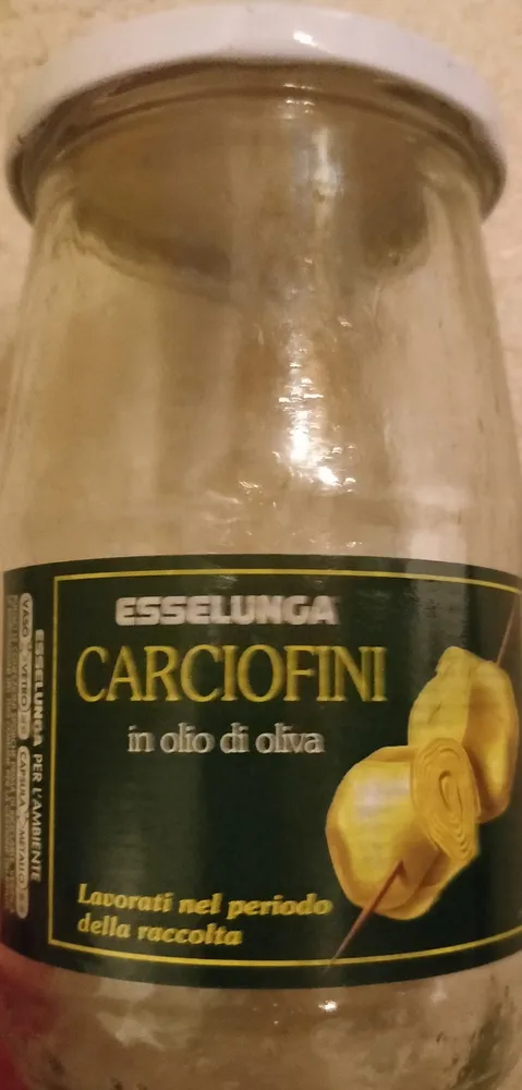 carciofini in olio di oliva
