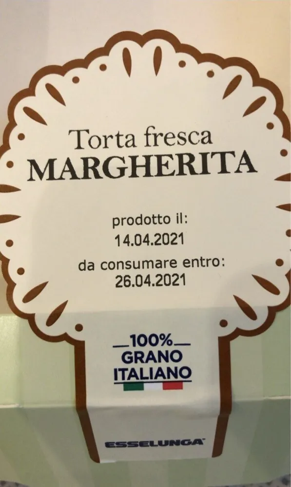 Torta fresca margherita