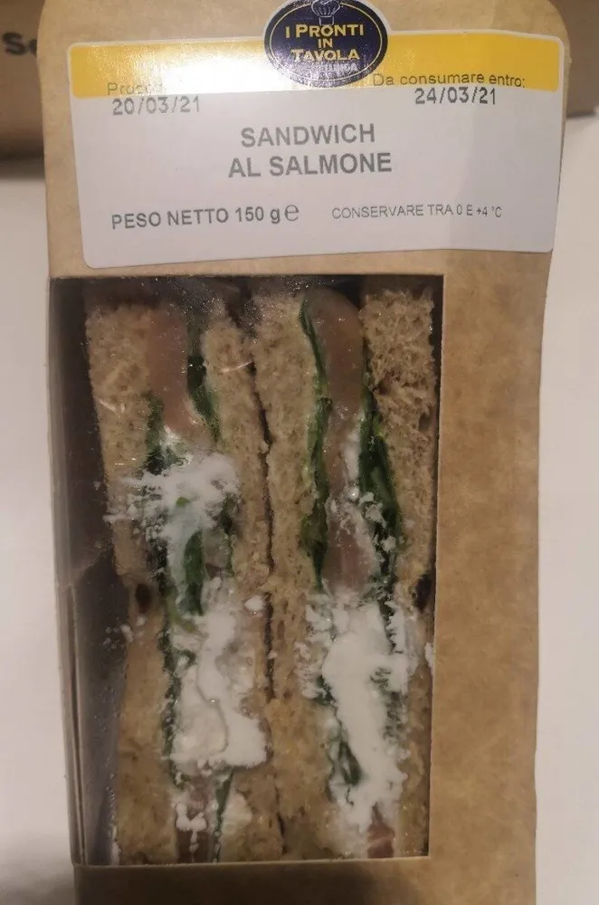 Sandwich al salmone