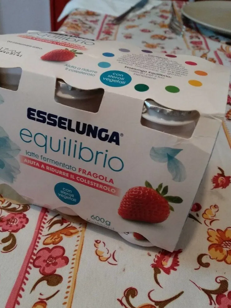 latte fermentato alla fragola