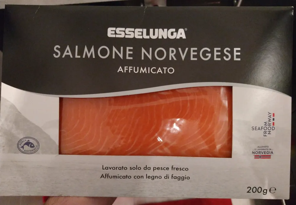Salmone norvegese affumicato