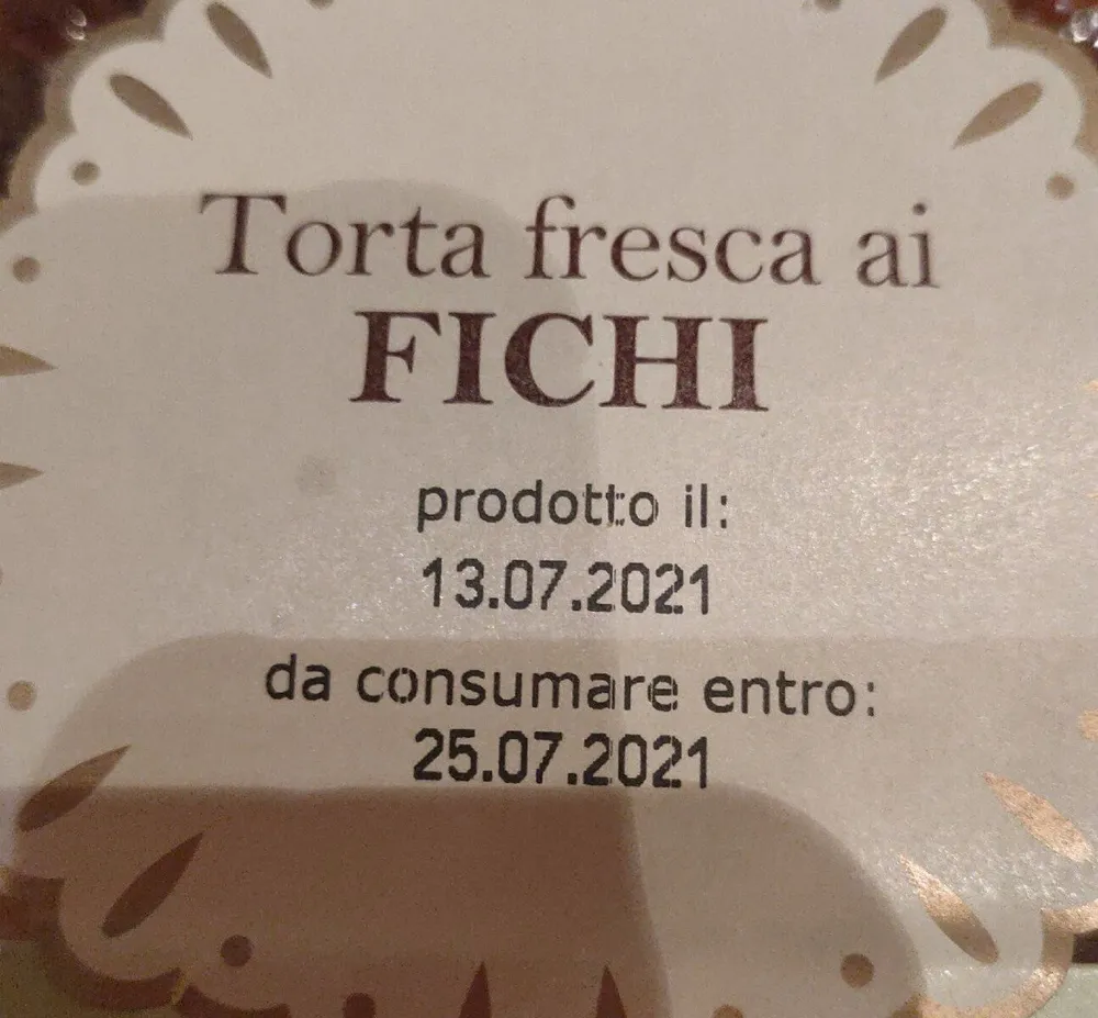 Torta fresca ai fichi