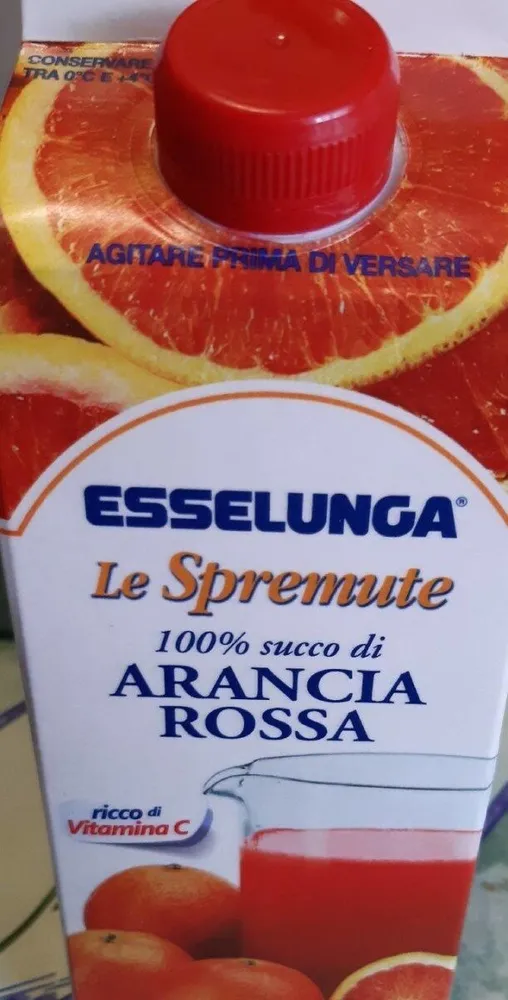 100% succo di arancia rossa