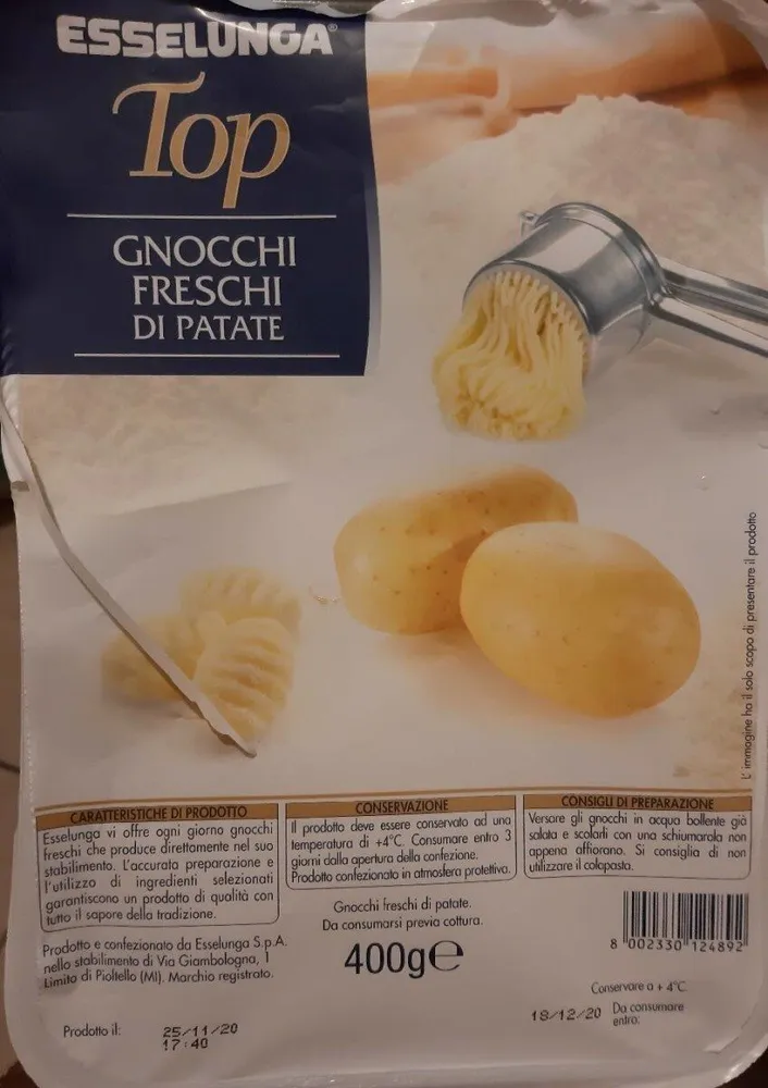 Gnocchi freschi di patate