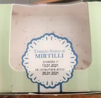 Trancio ai mirtilli