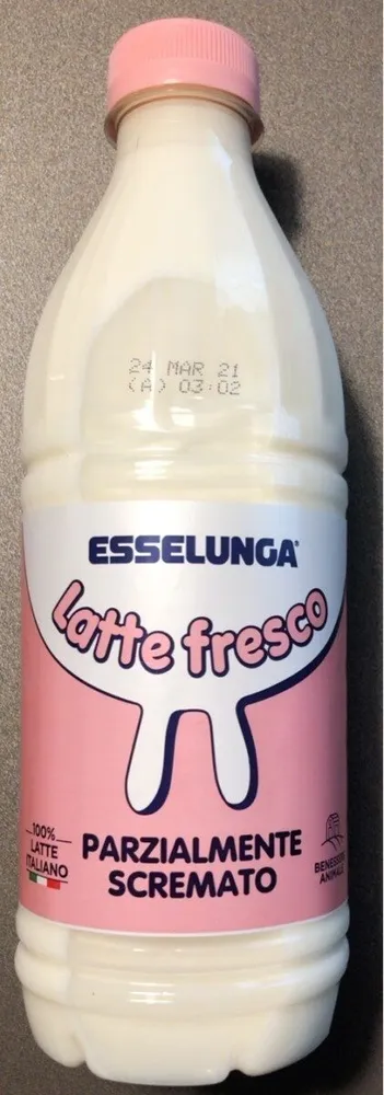 Latte parzialmente scremato