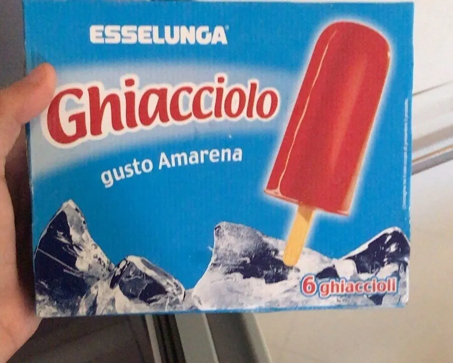 ghiaccioli gusto amarena