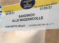 Sandwich alle mazzancolle