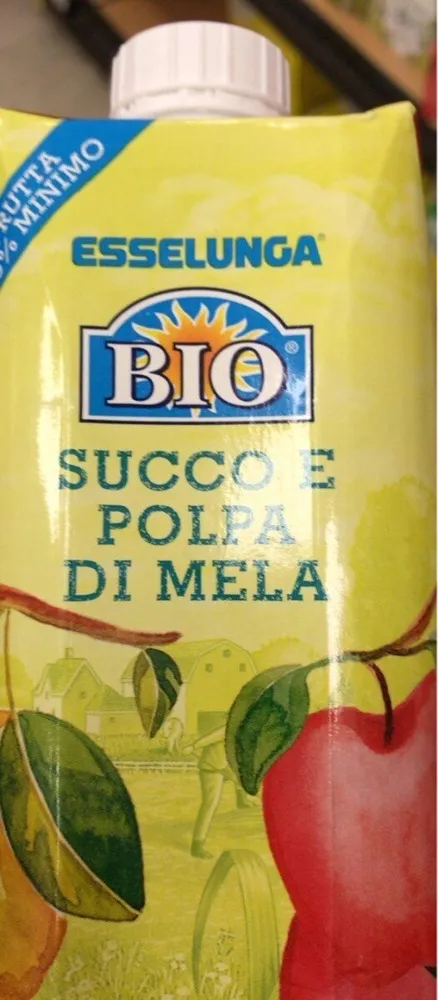 Succo e polpa di mela bio