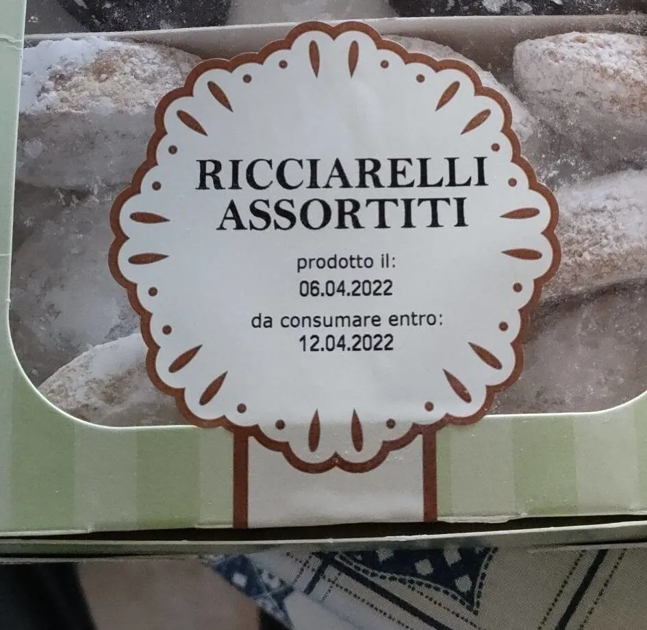 Ricciarelli assortiti