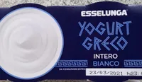 Yogurt greco intero