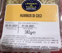 Hummus di ceci