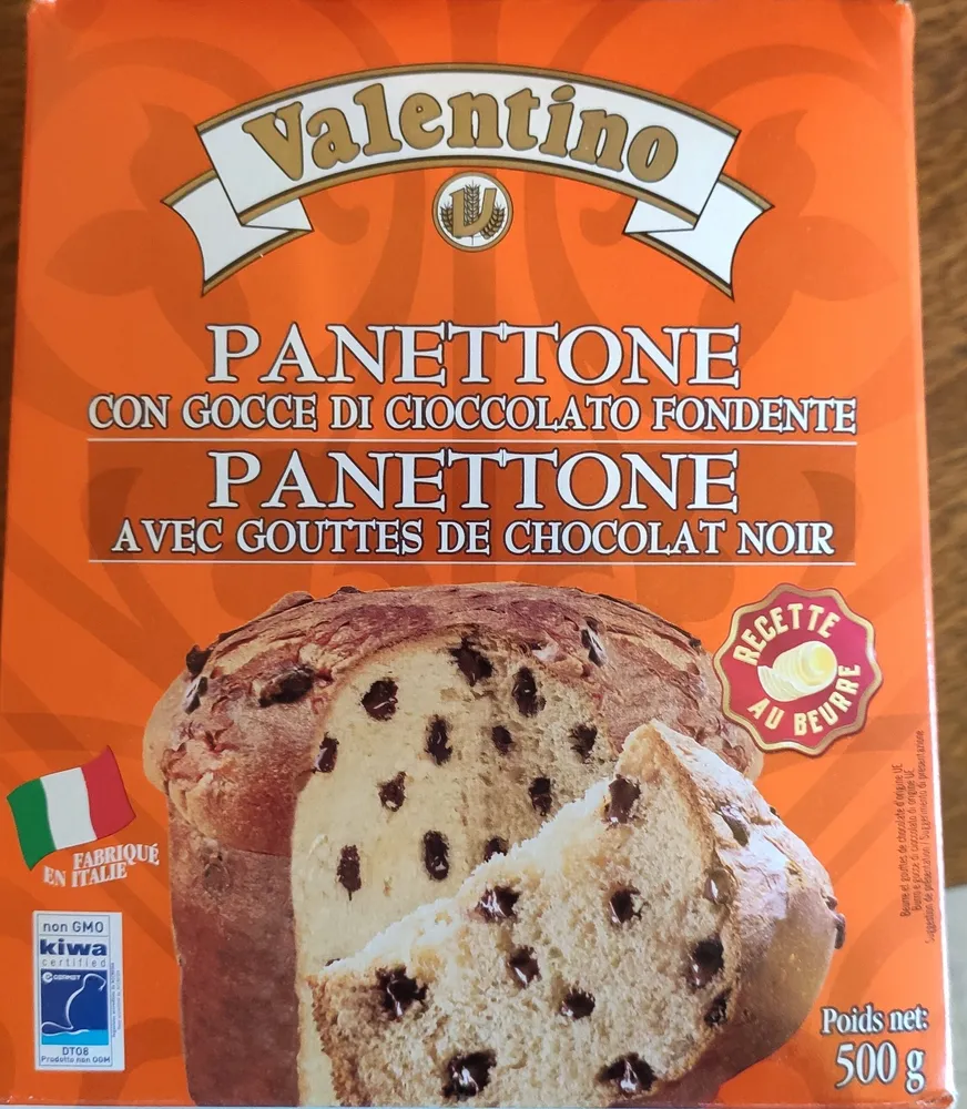 Panettone aux Pépites de Chocolat Noir