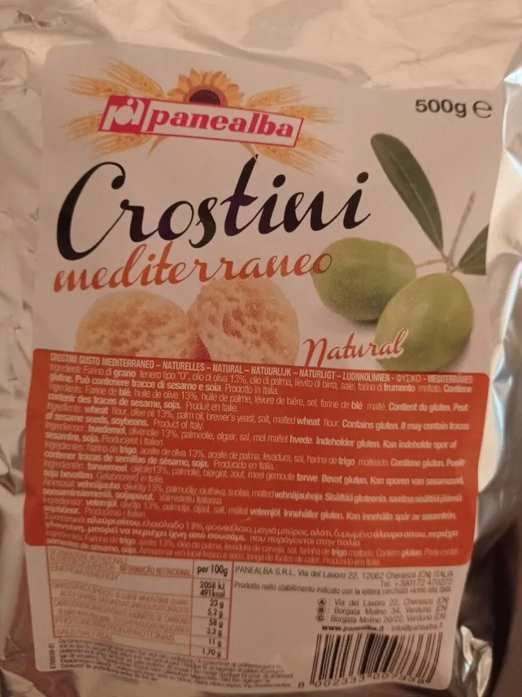Crostini mediterraneo