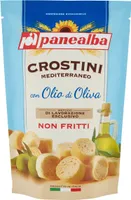 Crostini mediterraneo con olio di oliva