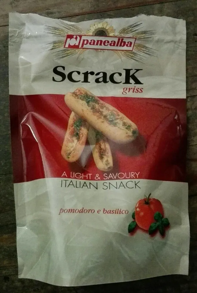 Scrack pomodoro e basilico
