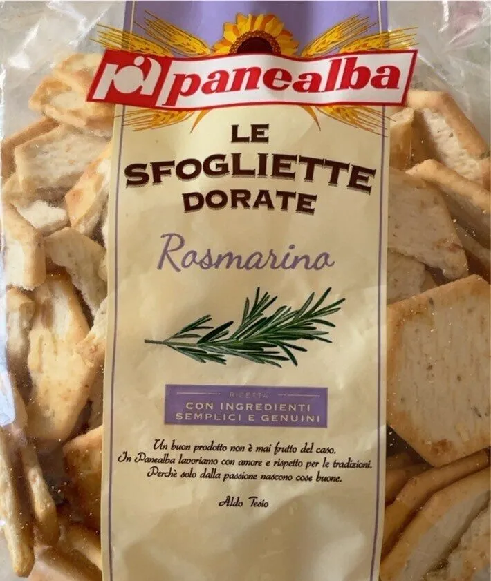 Sfogliatelle Dorate - Cracker con Rosmarino