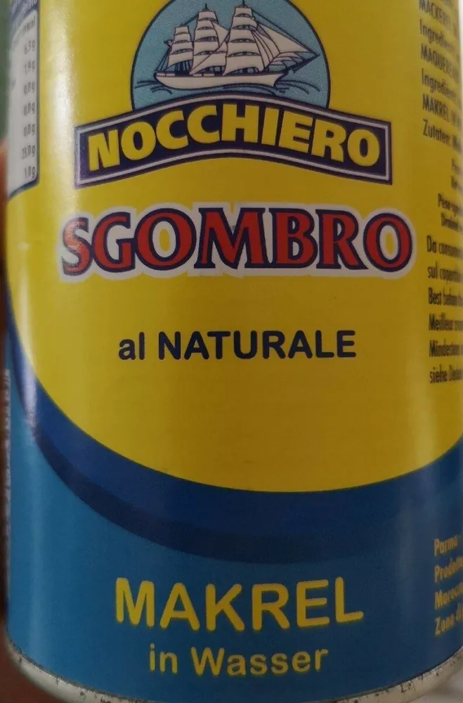 Sgombro al naturale