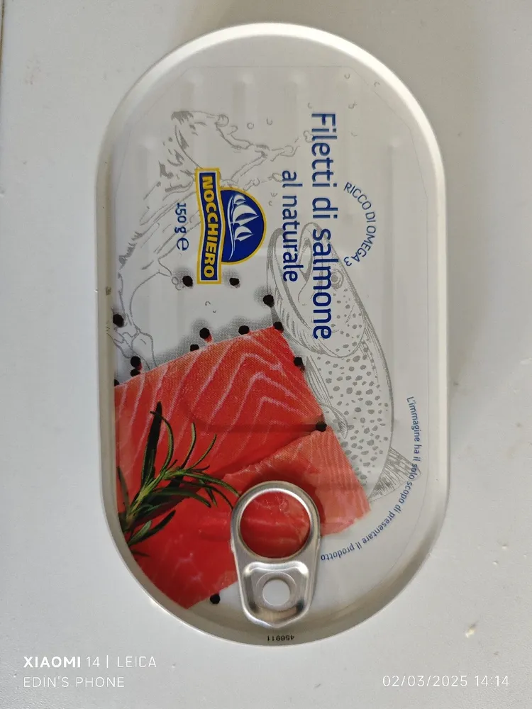 Filetti di salmone al naturale