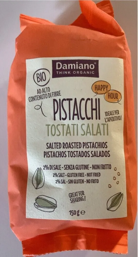 Pistacchi tostati salati bio