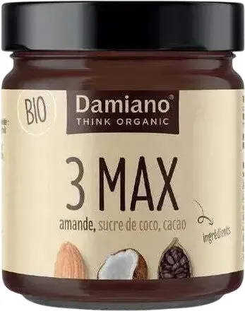 3 Max amande, sucre de coco, cacao