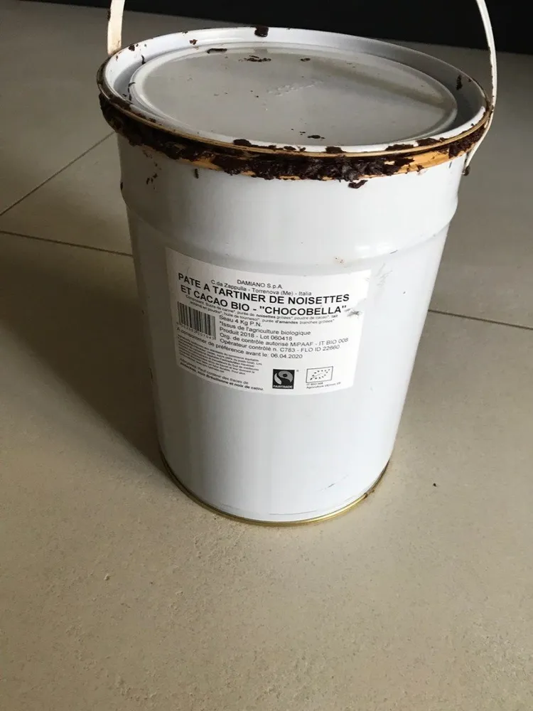 Pate a tartiner de noisettes et cacao Bio "chocobella