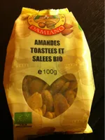 Amandes Toastées Et Salées Bio 100g