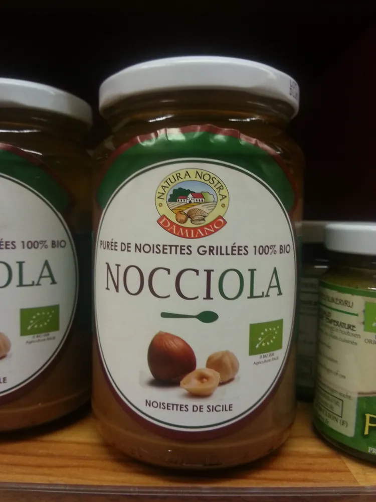 Purée de noisettes grillées 100% bio