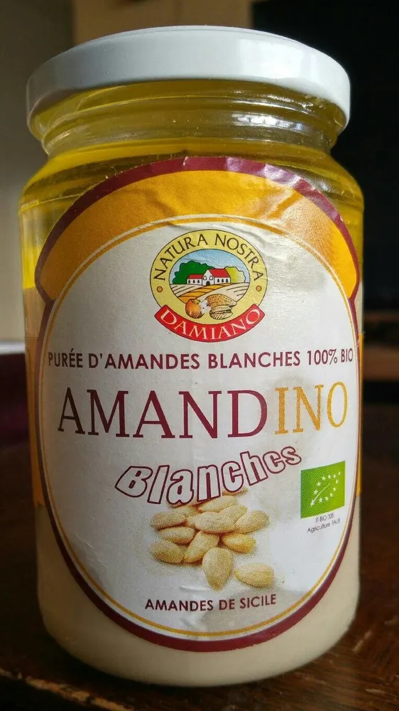 Purée d'amandes blanches 100% bio