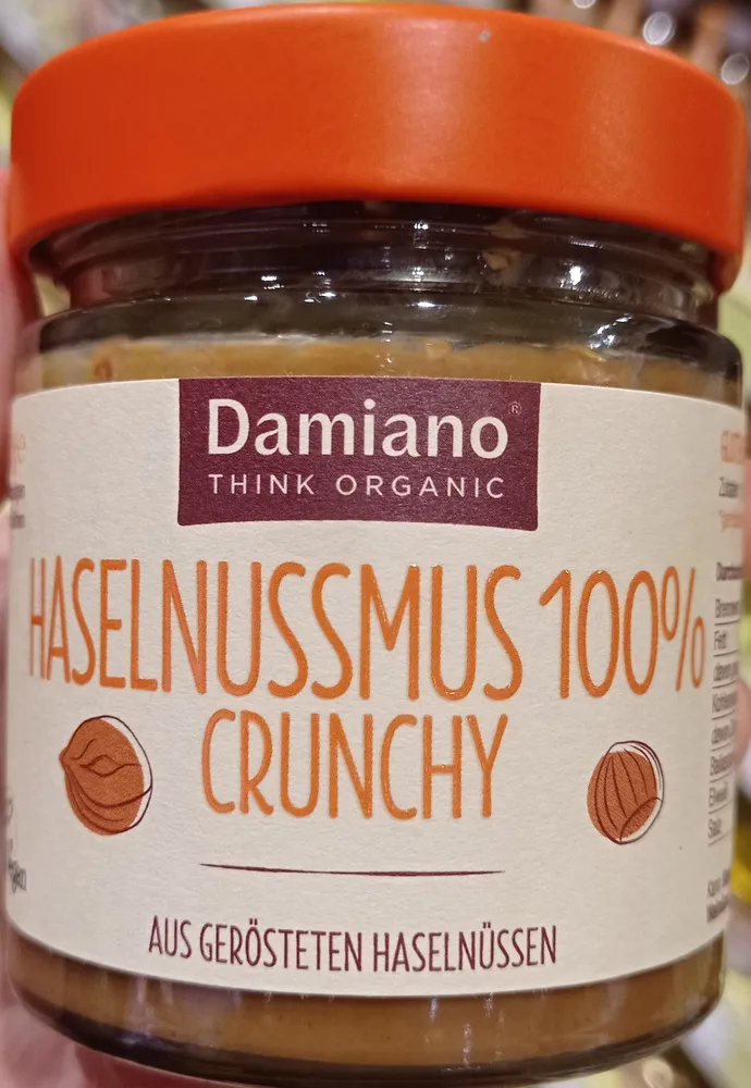 Haselnussmus 100% Crunchy