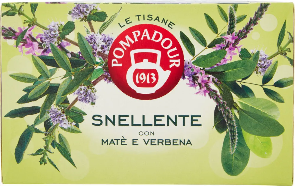 Le tisane snellente con matè e verbena