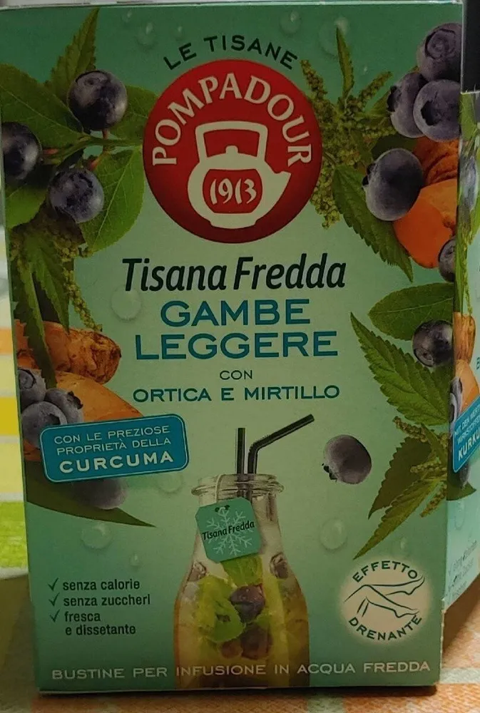 Tisana fredda gambe leggere