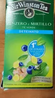 Te Verde Zenzero e Mirtillo Deteinato