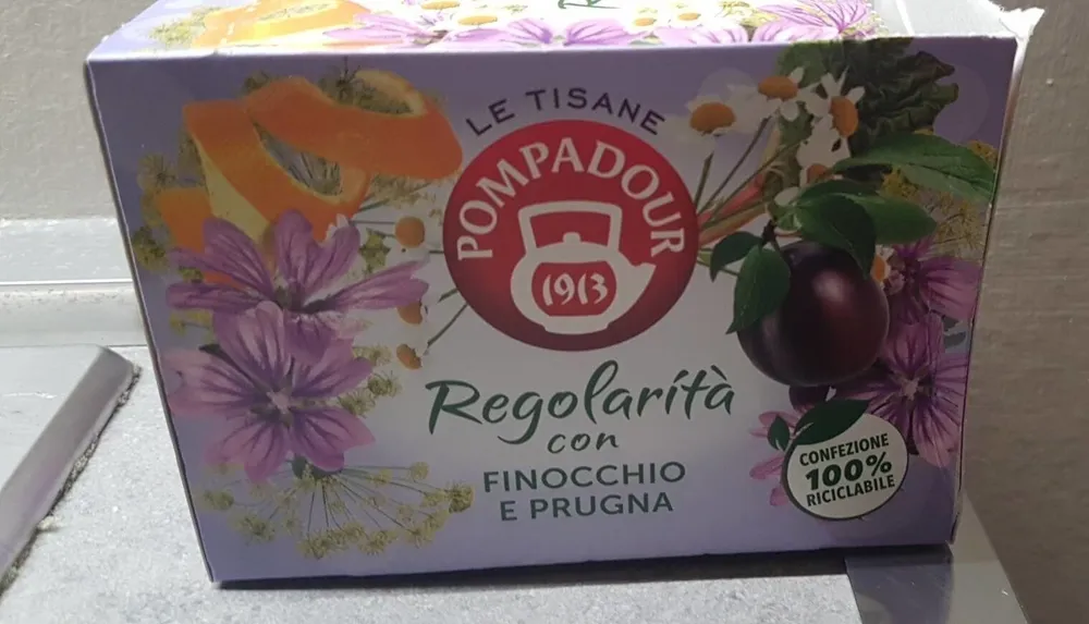 tisana con finocchio e prugna
