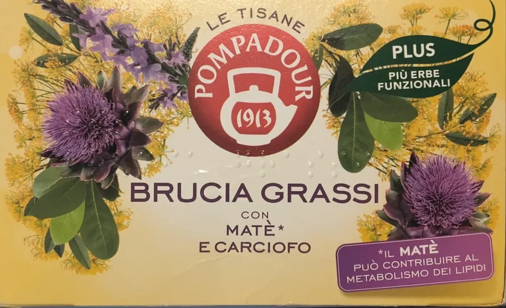 Brucia grassi con mate e carciofo